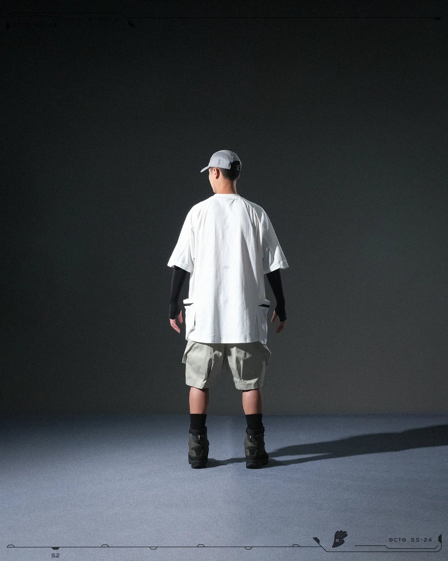 OCTO GAMBOL®️ 06 < S24-T-02 Double Splicing Tornado T-shirt >