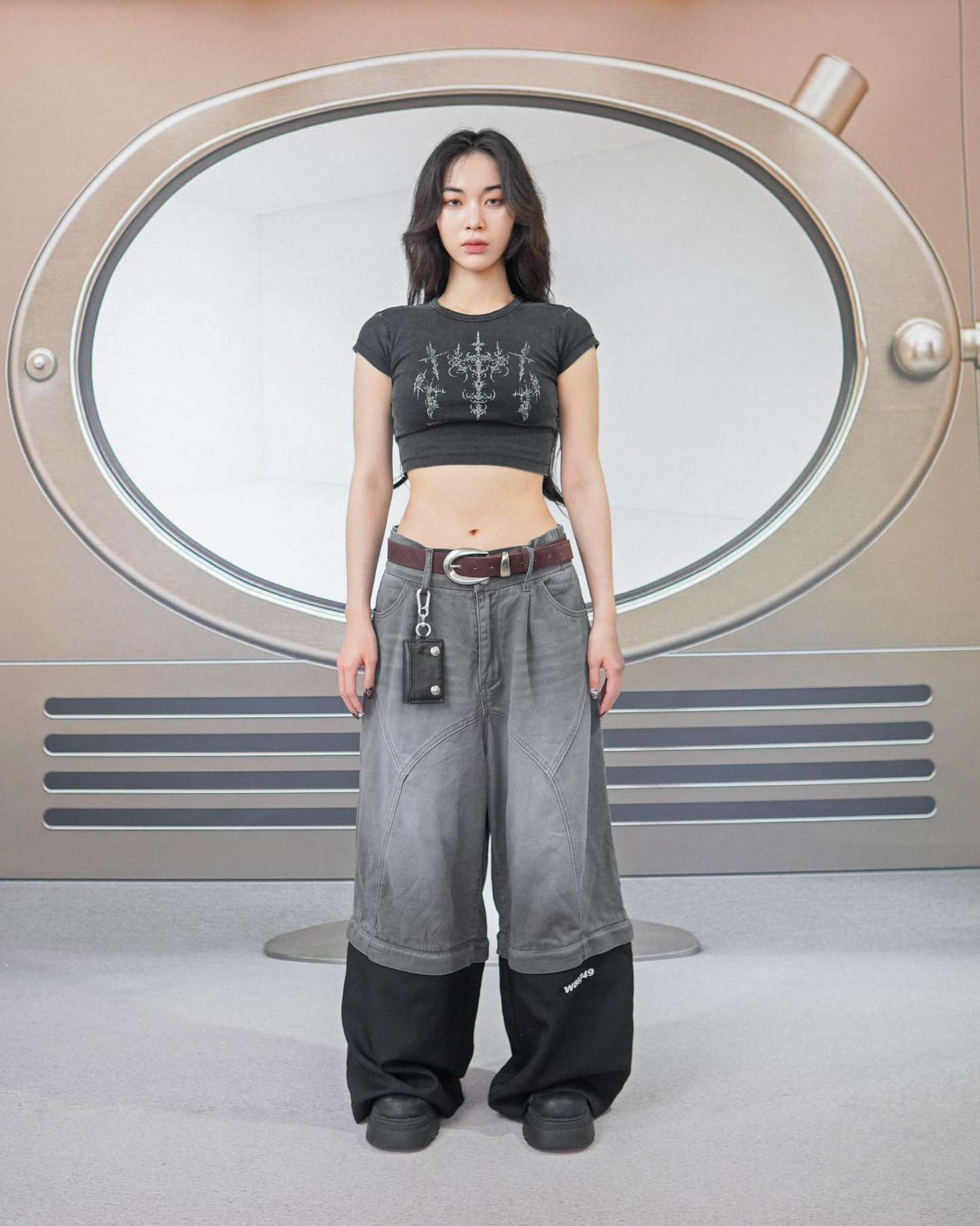 WBI 25SS SIREN-傷 / WBI S.C.A.R. CROP TEE SCAR-02