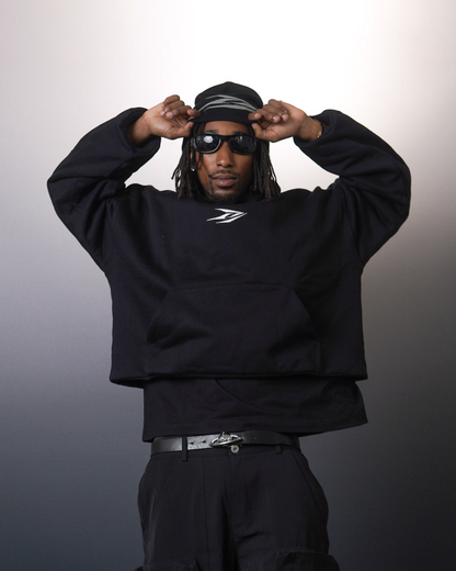 WBI 24SS UND-03 / WBI 青い Higanbana Hoodie Black