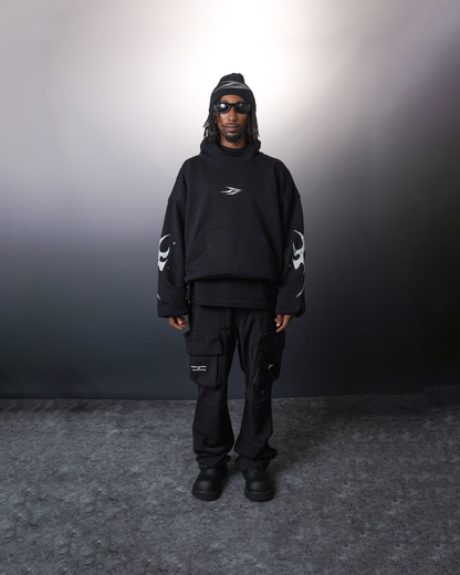 WBI 24SS UND-03 / WBI 青い Higanbana Hoodie Black