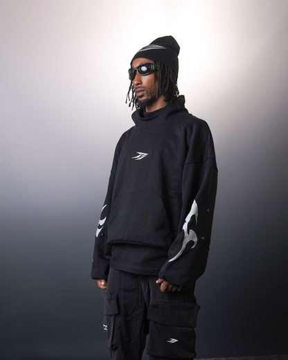 WBI 24SS UND-03 / WBI 青い Higanbana Hoodie Black