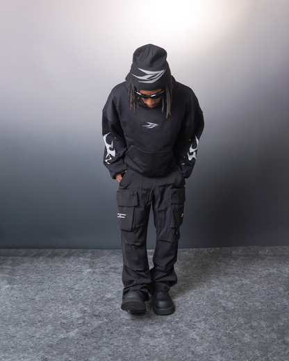 WBI 24SS UND-03 / WBI 青い Higanbana Hoodie Black