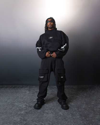 WBI 24SS UND-03 / WBI 青い Higanbana Hoodie Black