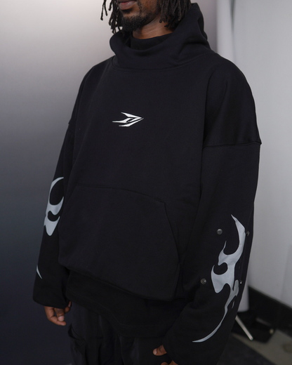 WBI 24SS UND-03 / WBI 青い Higanbana Hoodie Black