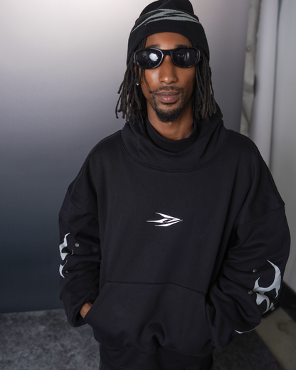 WBI 24SS UND-03 / WBI 青い Higanbana Hoodie Black