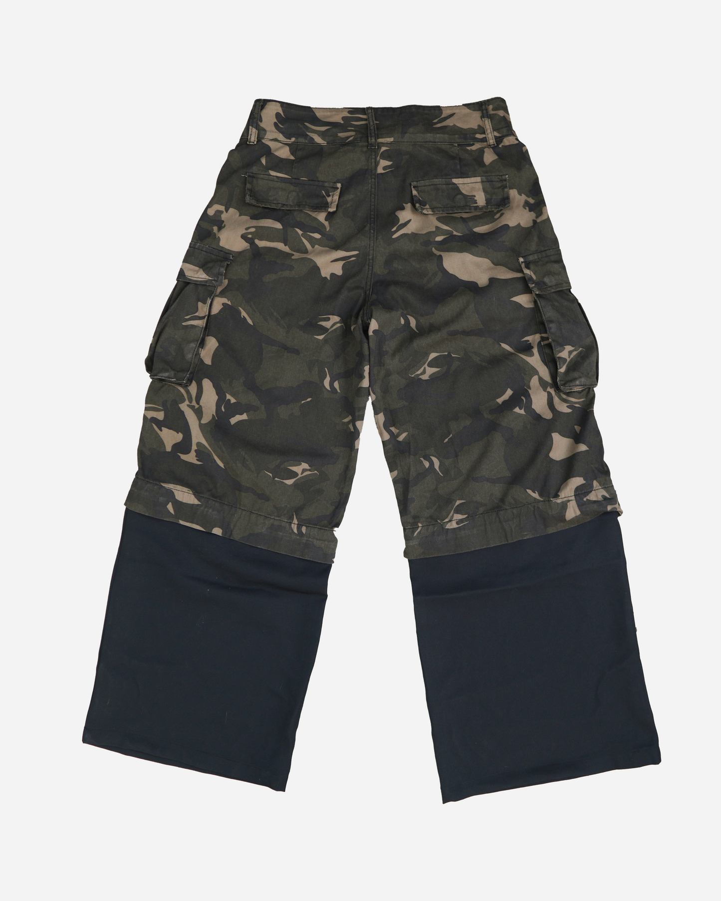 WBI 24SS EPS-01 / WBI Camouflage tactical faux two-piece patchwork pants