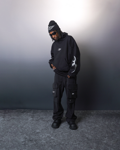 WBI 24SS UND-03 / WBI 青い Higanbana Hoodie Black