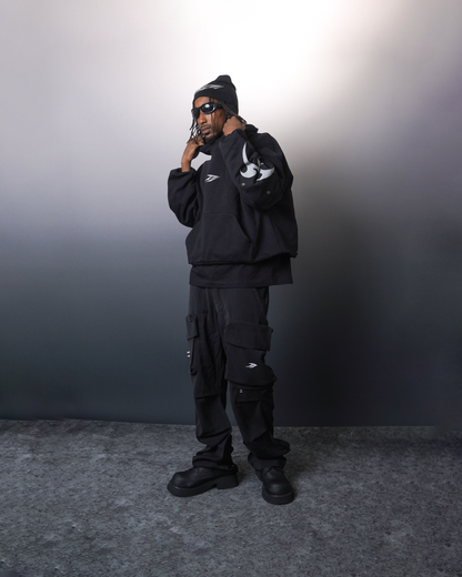 WBI 24SS UND-03 / WBI 青い Higanbana Hoodie Black