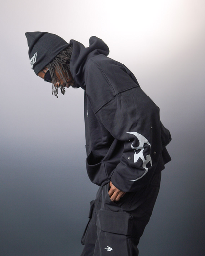 WBI 24SS UND-03 / WBI 青い Higanbana Hoodie Black