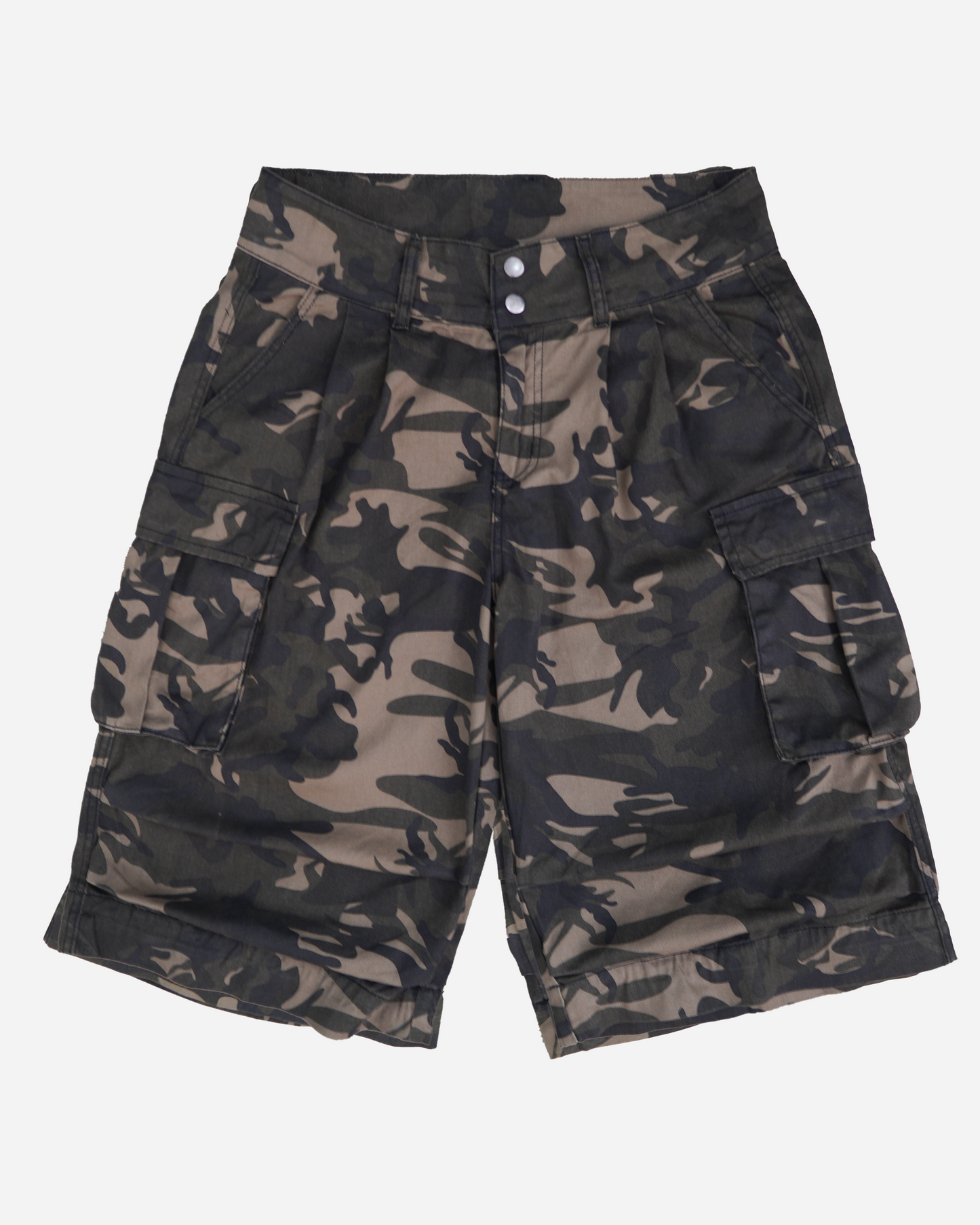 WBI 24SS EPS-01 / WBI Camouflage tactical faux two-piece patchwork pants