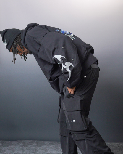 WBI 24SS UND-03 / WBI 青い Higanbana Hoodie Black