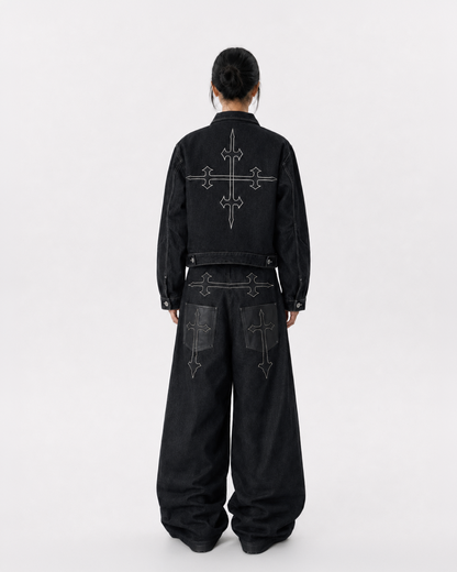 WBI 26SS DUSTLINE / WCS-02刺繡丹寧外套