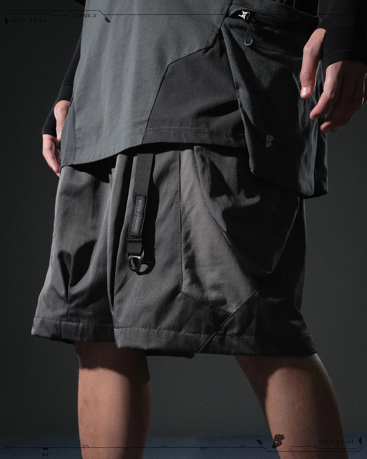 OCTO GAMBOL®️ 07 < S24-S-02 Hollow Tornado Shorts >