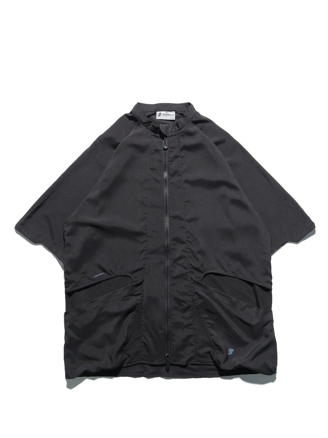 OCTO GAMBOL®️09 < S24 ST-02 Stand Collar Tornado Zip Shirt >