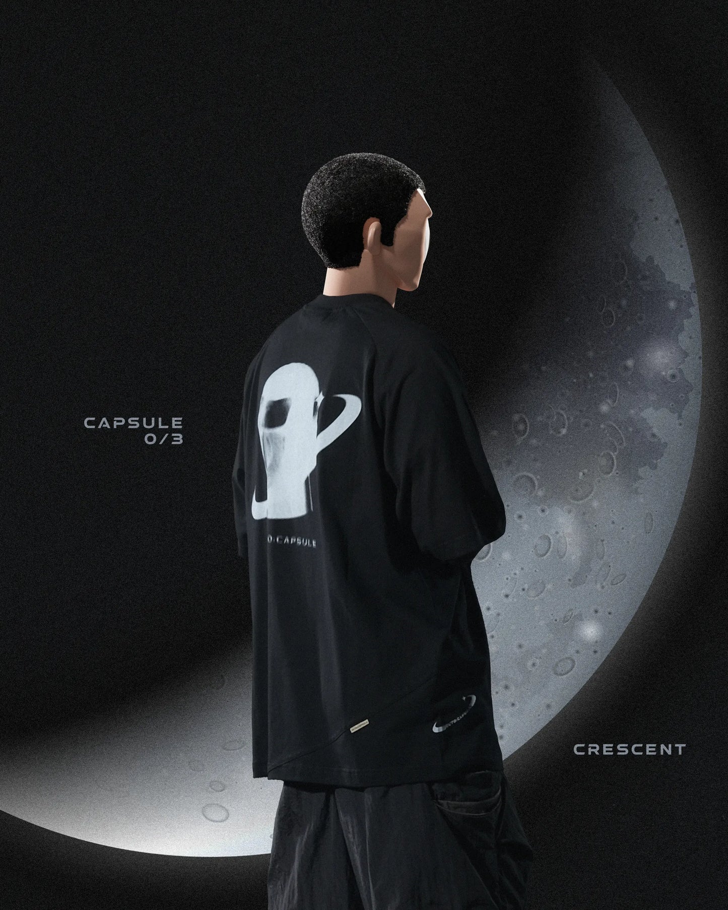 OCTO GAMBOL® S24 / C-03-T2 Crescent Graphic T-shirt