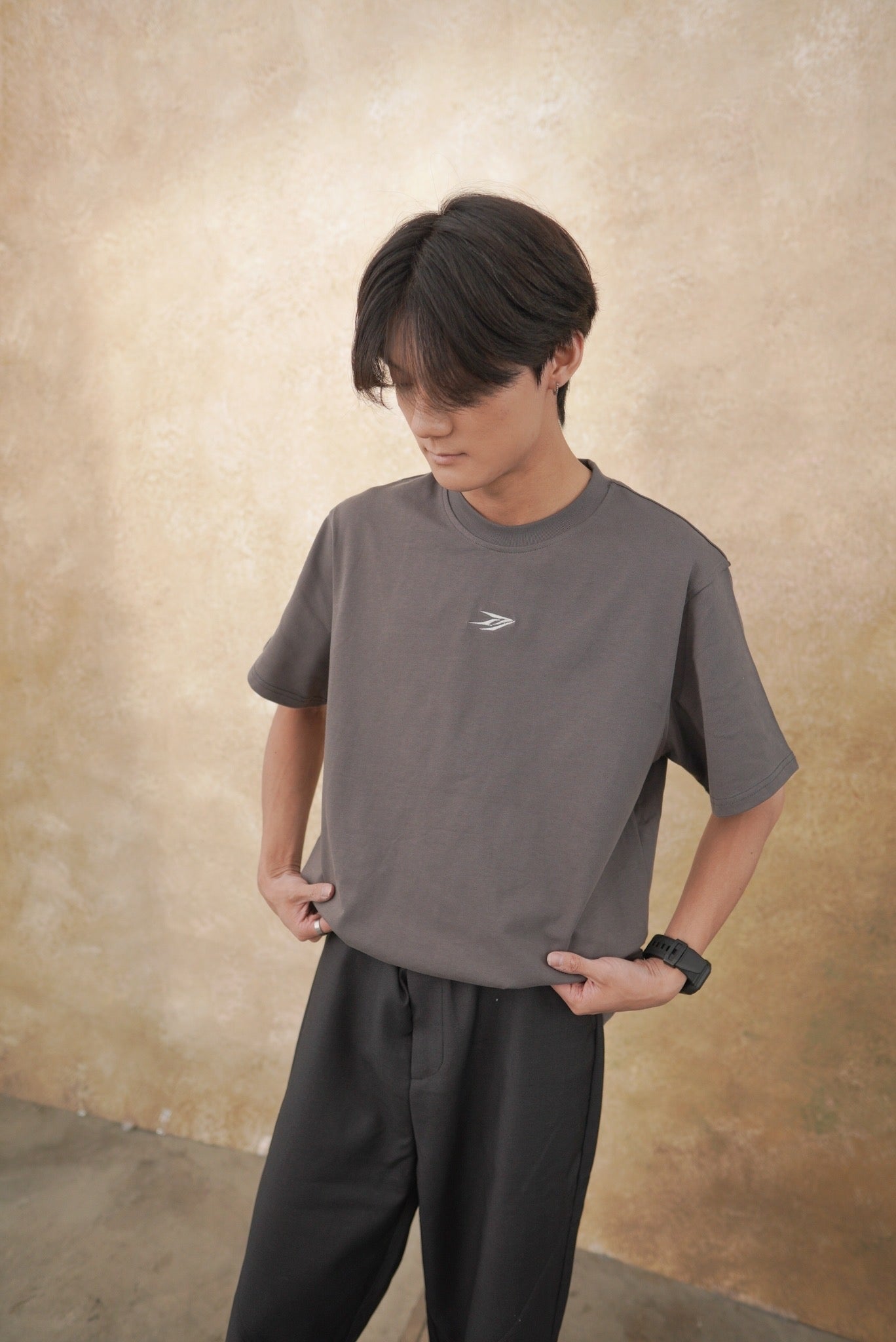 WL-01 / WBI Data Analysis Division Low-Key Loose-Fit Short-Cropped Tee