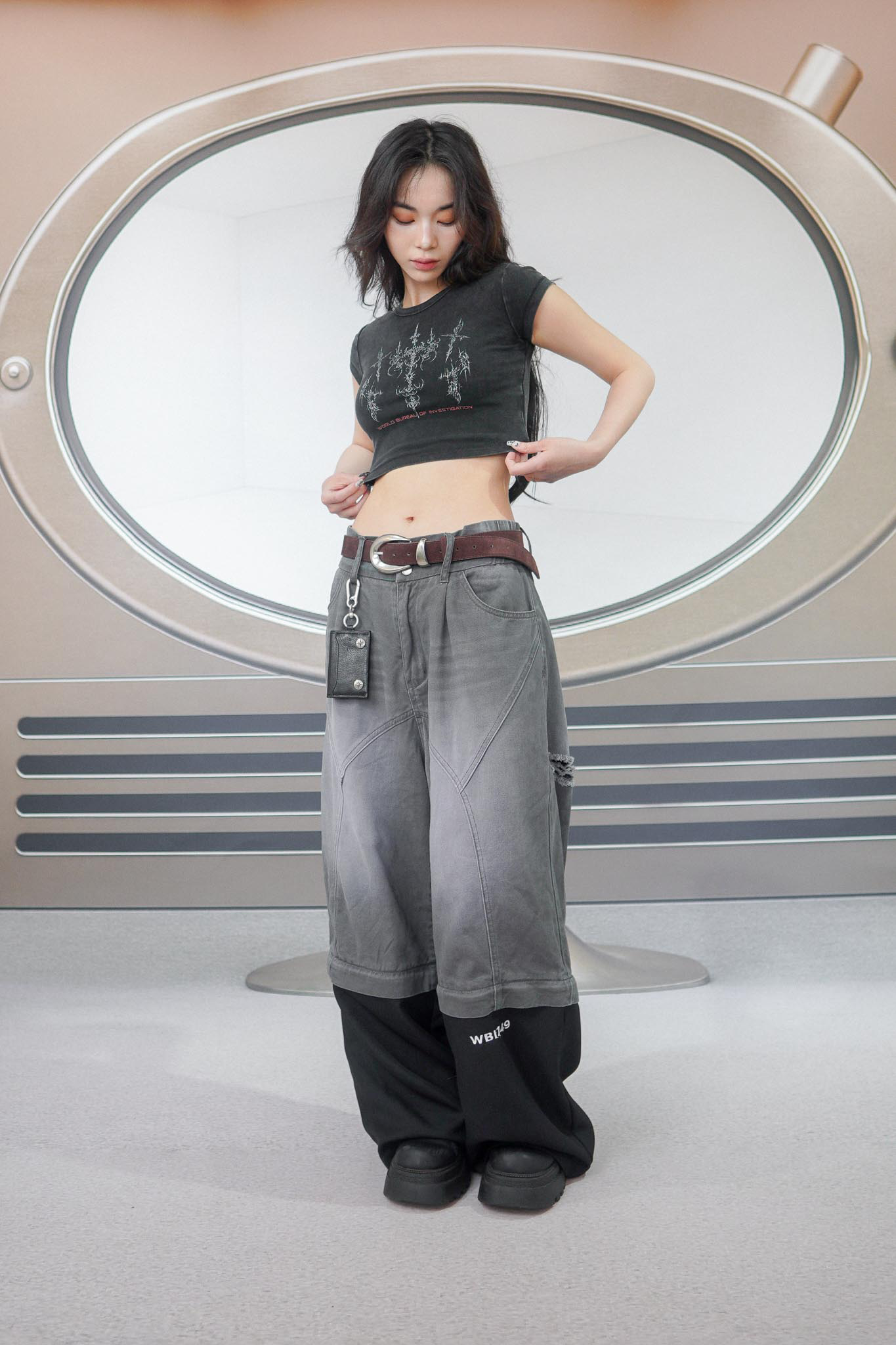 WBI 25SS SIREN-傷 / WBI S.C.A.R. CROP TEE SCAR-02