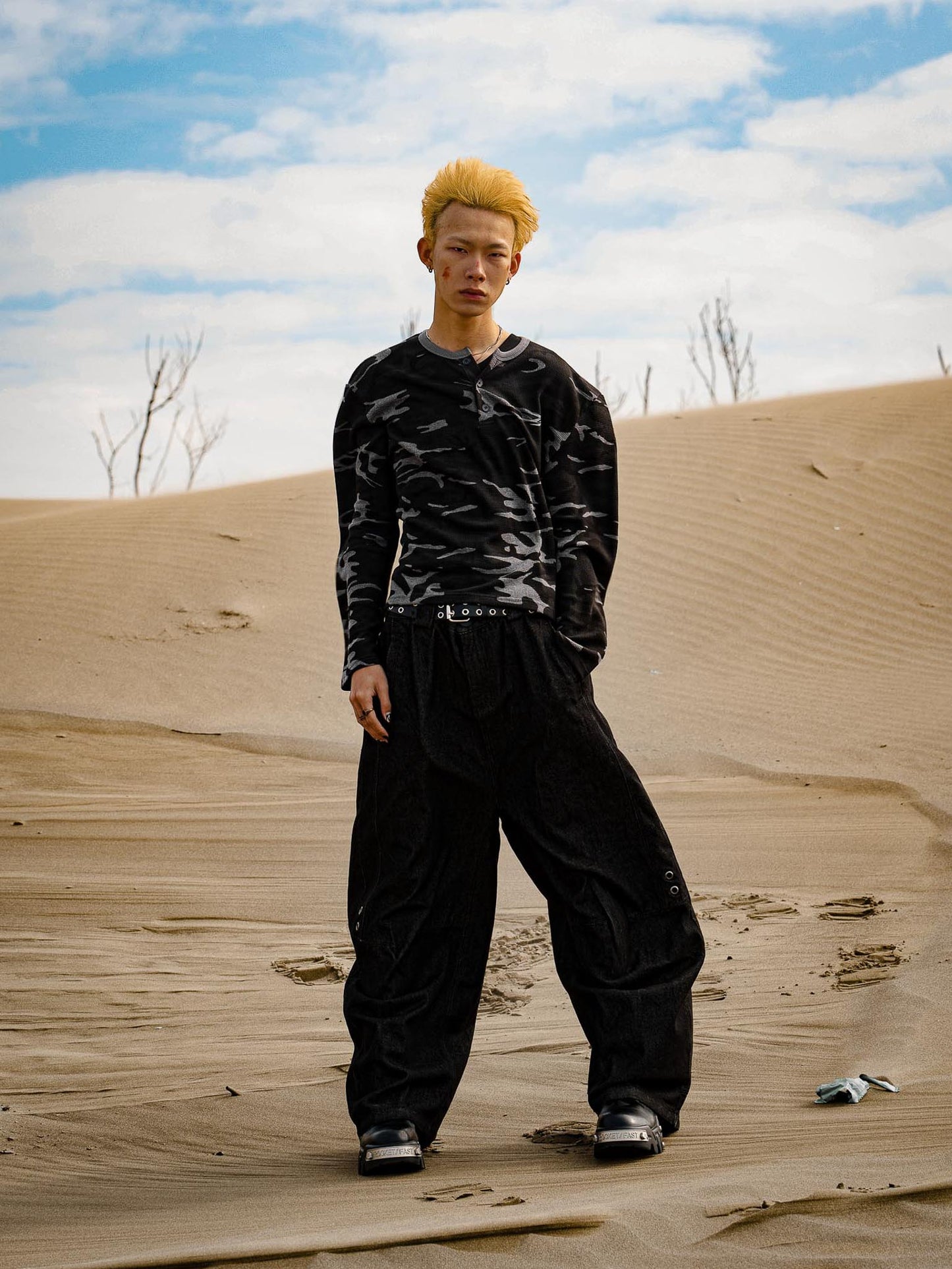 WBI 26AW DUSTLINE / WA-01 華夫格長袖