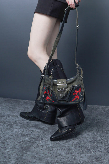 WBI 24SS EY-02 / WBI Thorn Denim Shoulder Bag