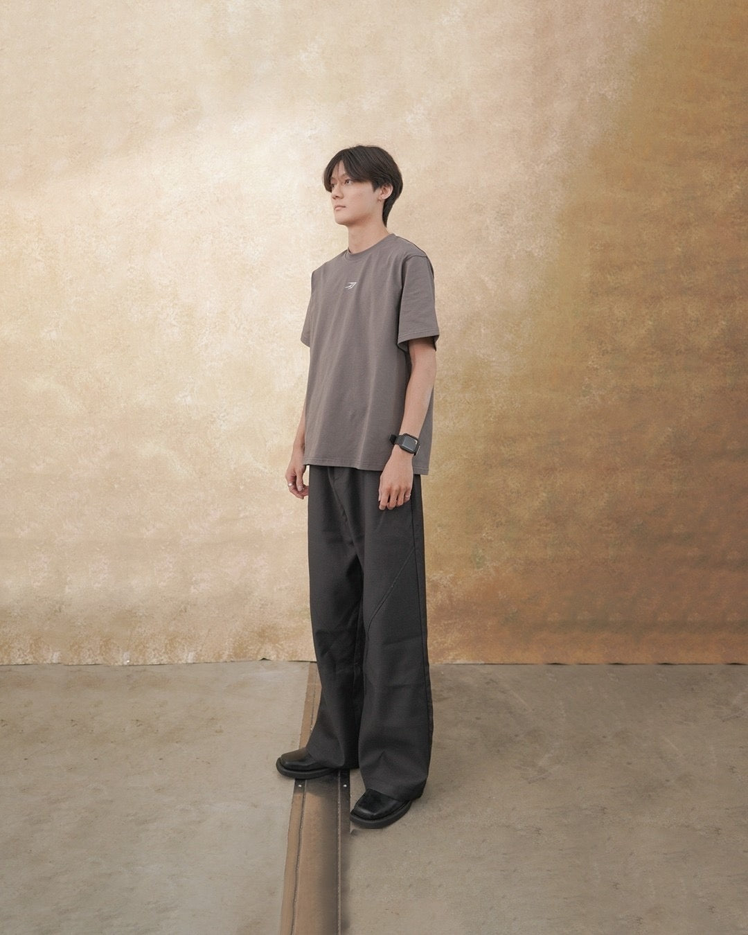 WL-01 / WBI Data Analysis Division Low-Key Loose-Fit Short-Cropped Tee