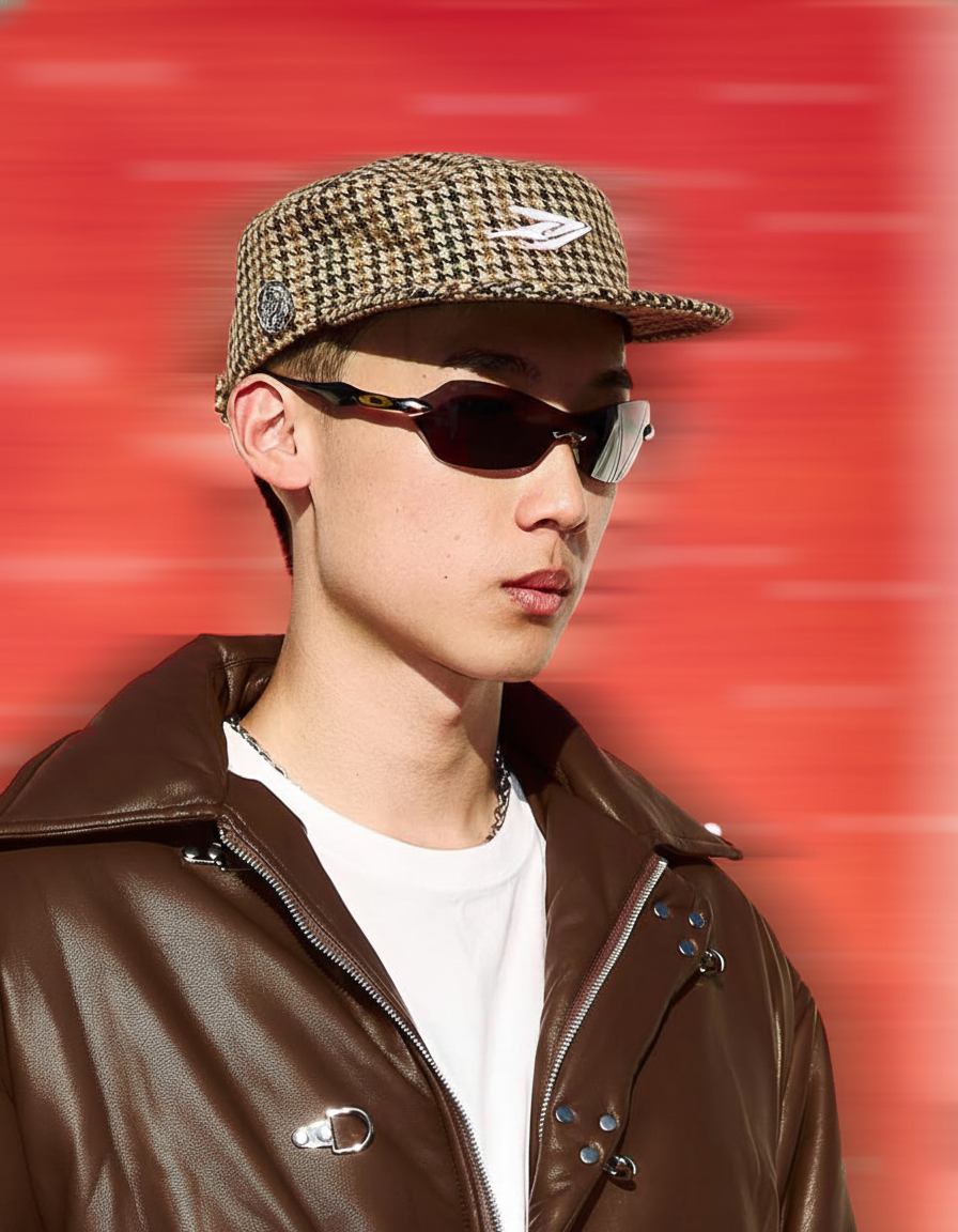 WBI 25SS Pillbox Cap—JB-04 / WBI Houndstooth Cap