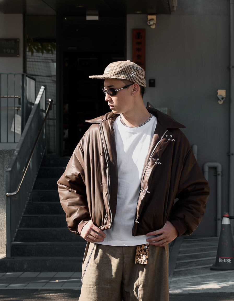 WBI 25SS Pillbox Cap—JB-04 / WBI Houndstooth Cap