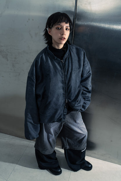 WBI 24SS EPS-02 / WBI&nbsp; Denim tactical faux two-piece patchwork pants