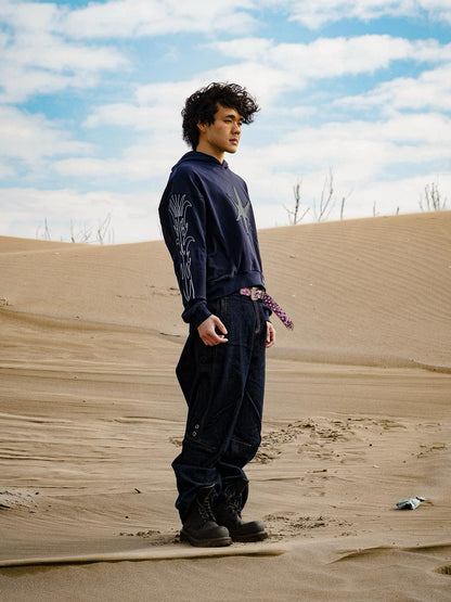 WBI 26AW DUSTLINE / UND-04 刺繡帽衫