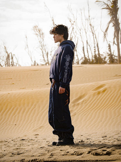 WBI 26AW DUSTLINE / UND-04 刺繡帽衫