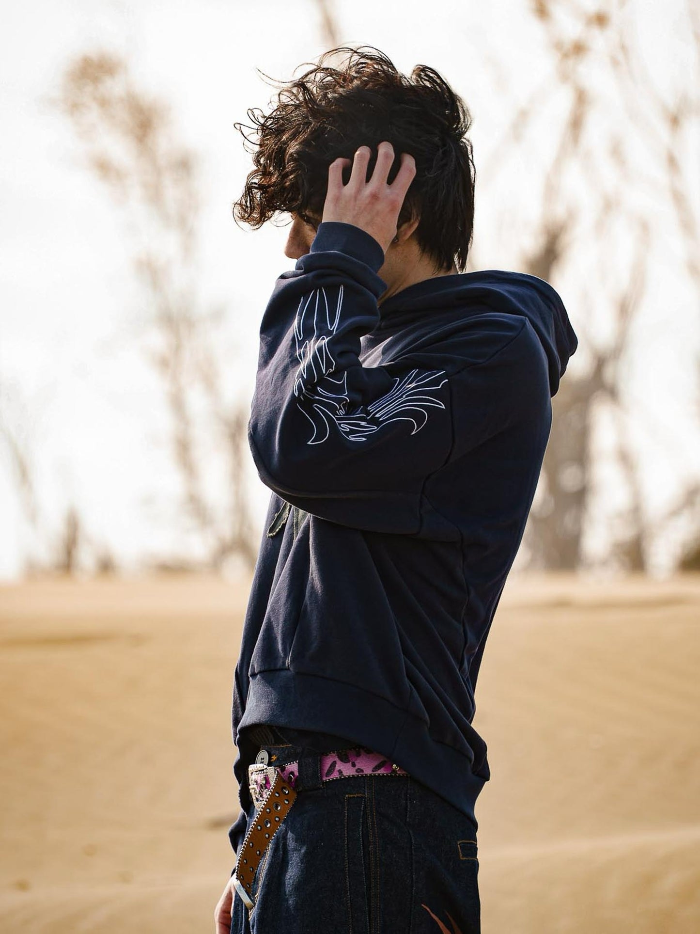 WBI 26AW DUSTLINE / UND-04 刺繡帽衫