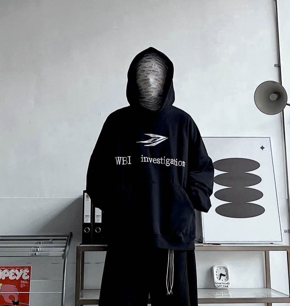 UND-02 / The Rebel Series : Logo Man Hoodie Black