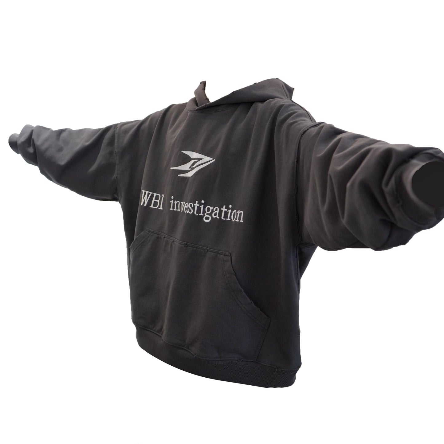 UND-02 / The Rebel Series : Logo Man Hoodie Grey
