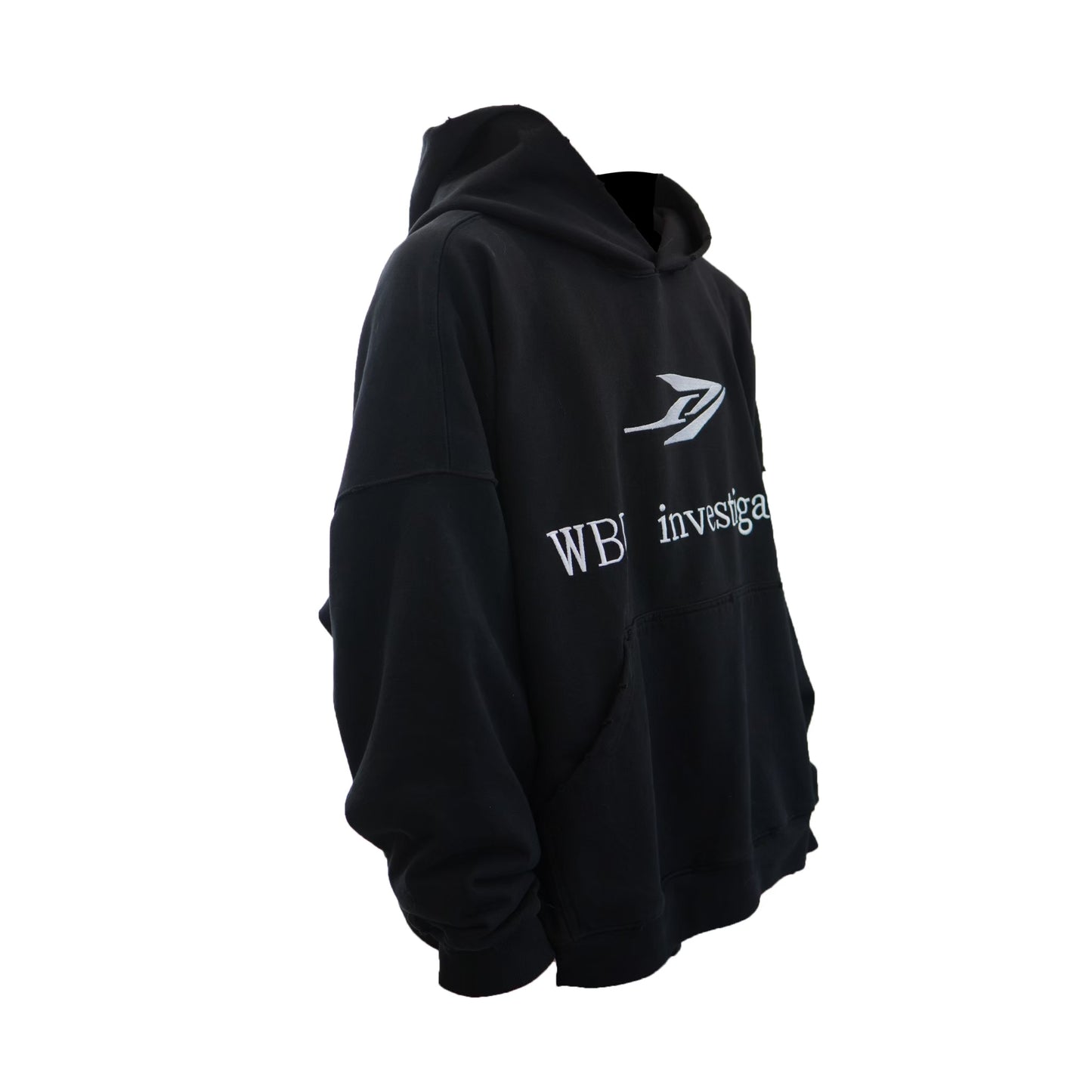 UND-02 / The Rebel Series : Logo Man Hoodie Black