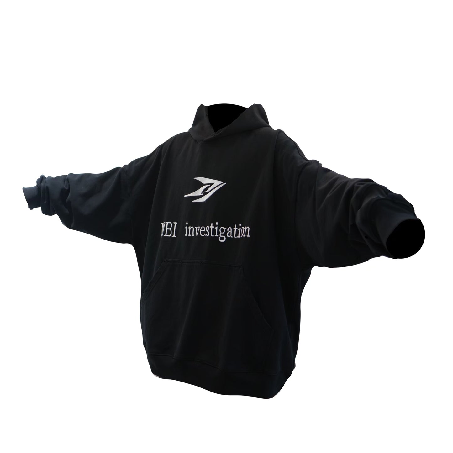 UND-02 / The Rebel Series : Logo Man Hoodie Black