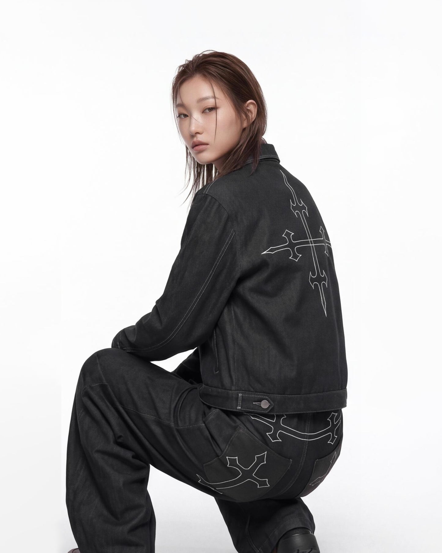 WBI 26SS DUSTLINE / WCS-02刺繡丹寧外套